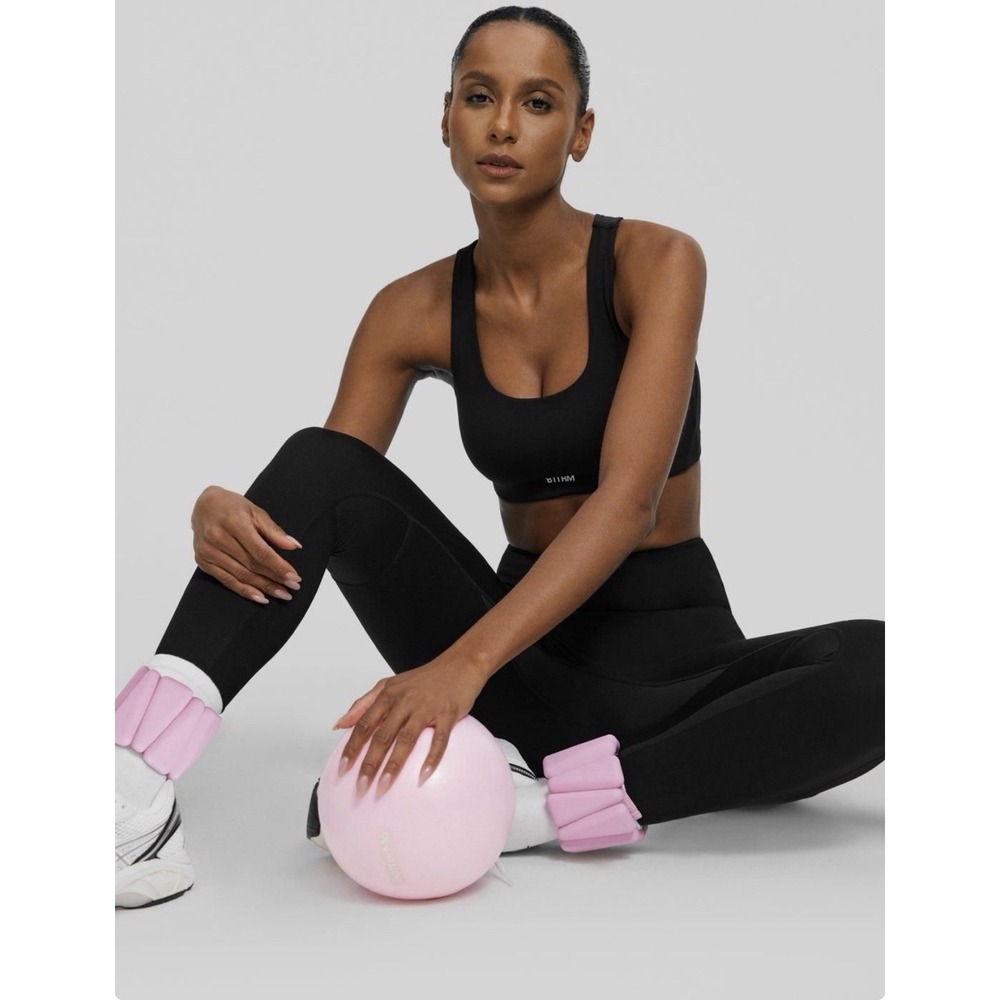 BRAND NWT Better Me Black 7/8 Leggings High Waisted Size MED Tummy Butt Control